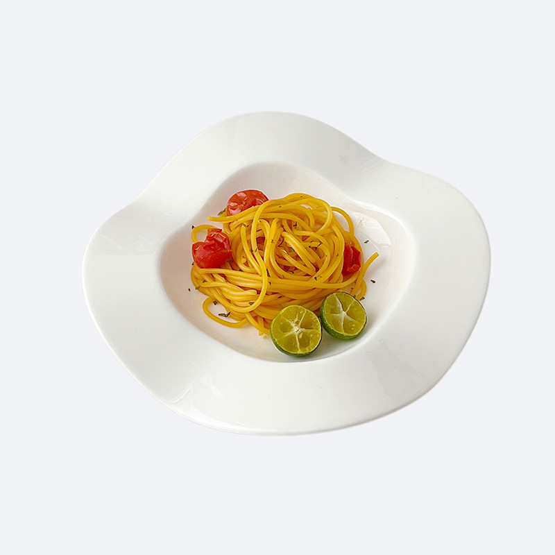 순백 시리즈 도자기 식판