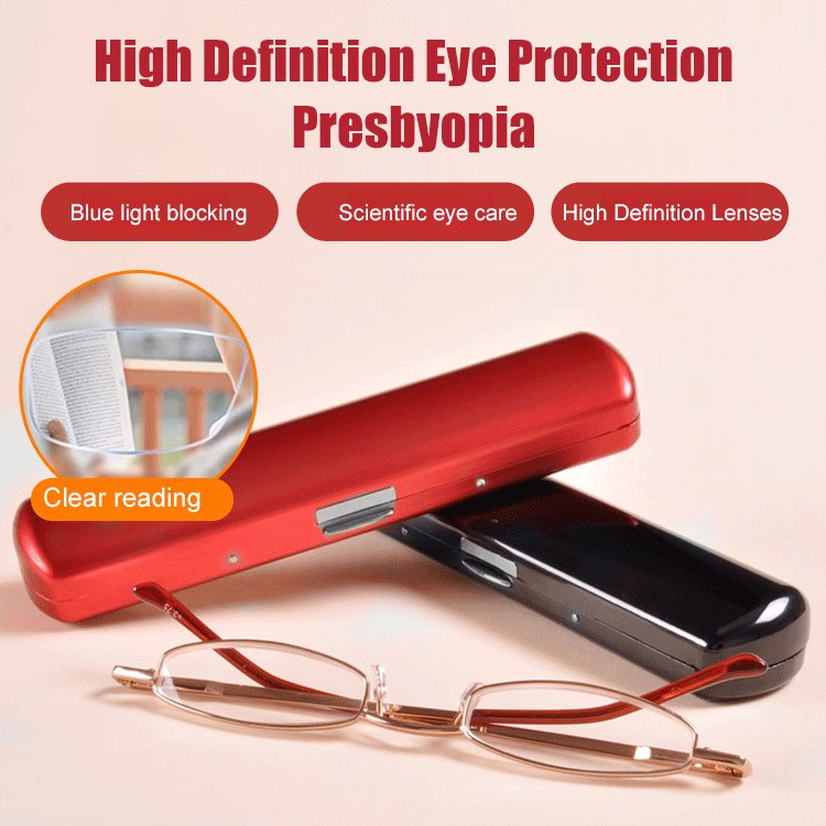 Ultra Small Ultra Light Metal Presbyopia Portable Pen Holder Type