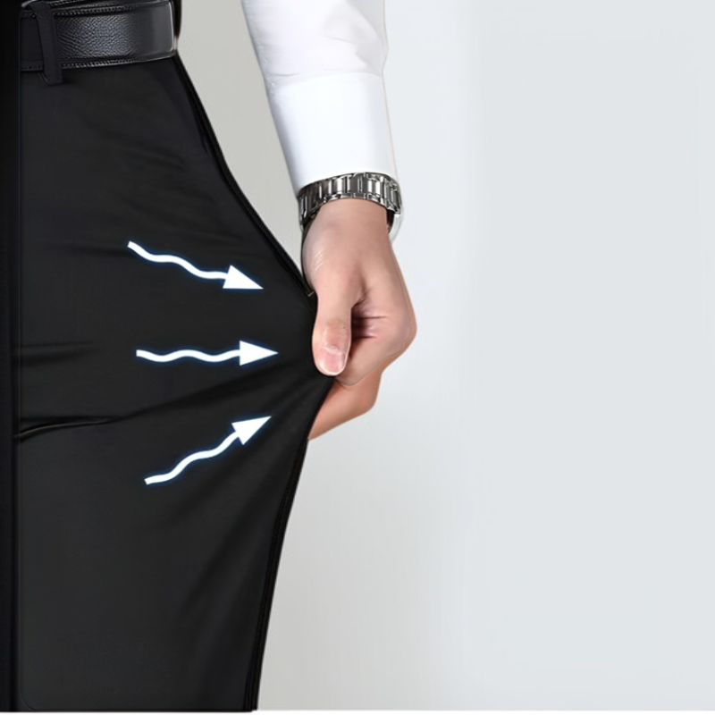 일자핏 솔리드 슬림 비즈니스 정장바지 출근 아이스 무파마 정장 남바지 터치 상의