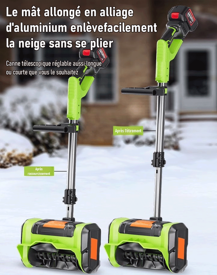 Souffleuse à neige à batterie au lithium importée du Japon