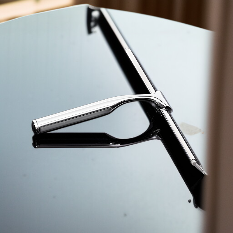 ガラス洗浄用工芸品 浴室鏡洗浄用亜鉛合金製 家庭用ガラスワイパー 車の窓用ワイパー