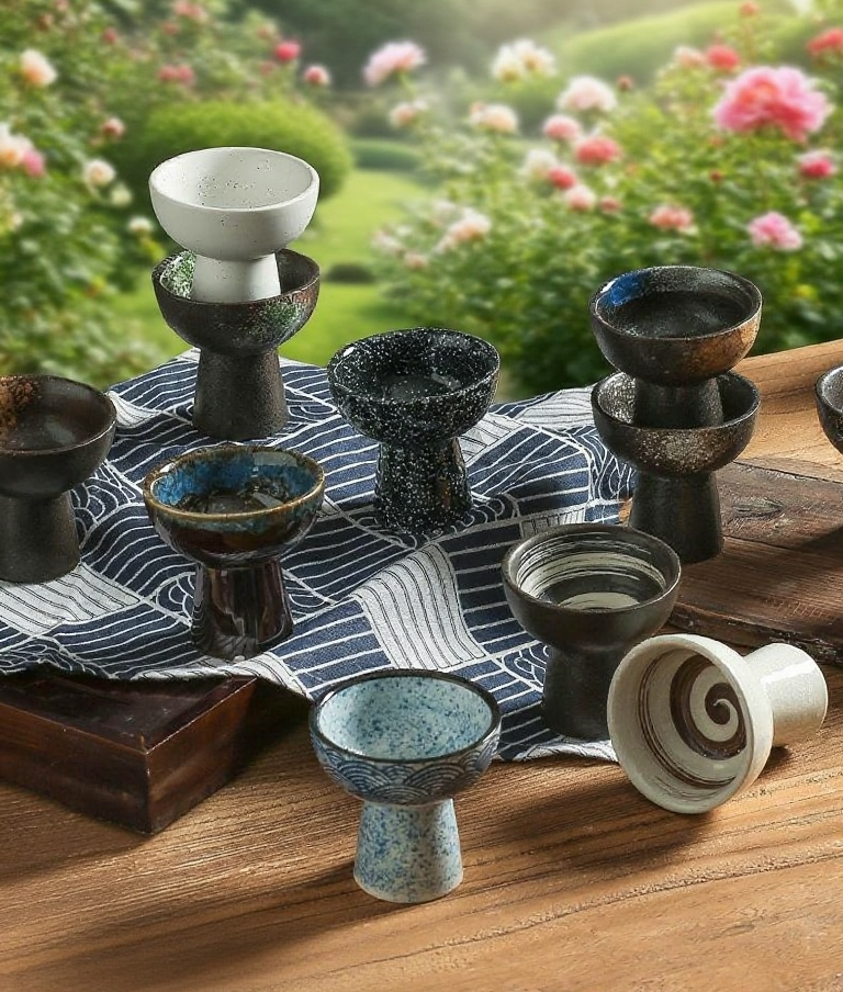 아이스크림 담은 허풍 하이풋 접시