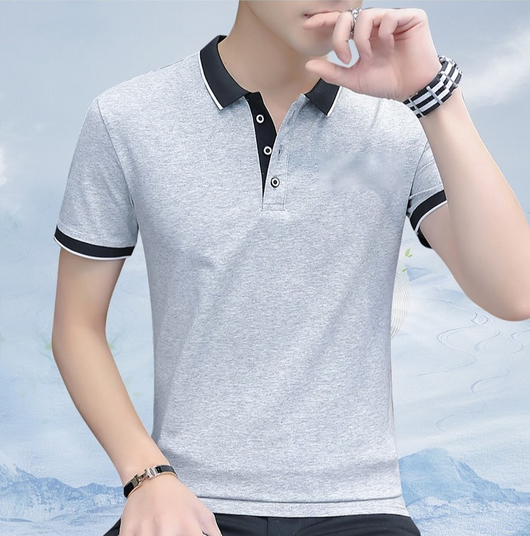  Pánské volné tričko s kulatým výstřihem