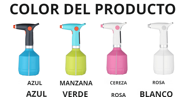 Regadera eléctrica para huertos y macetas