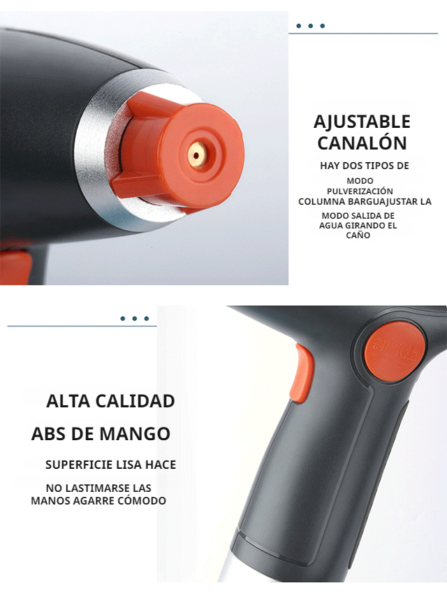 Pulverizador recargable para riego eficiente