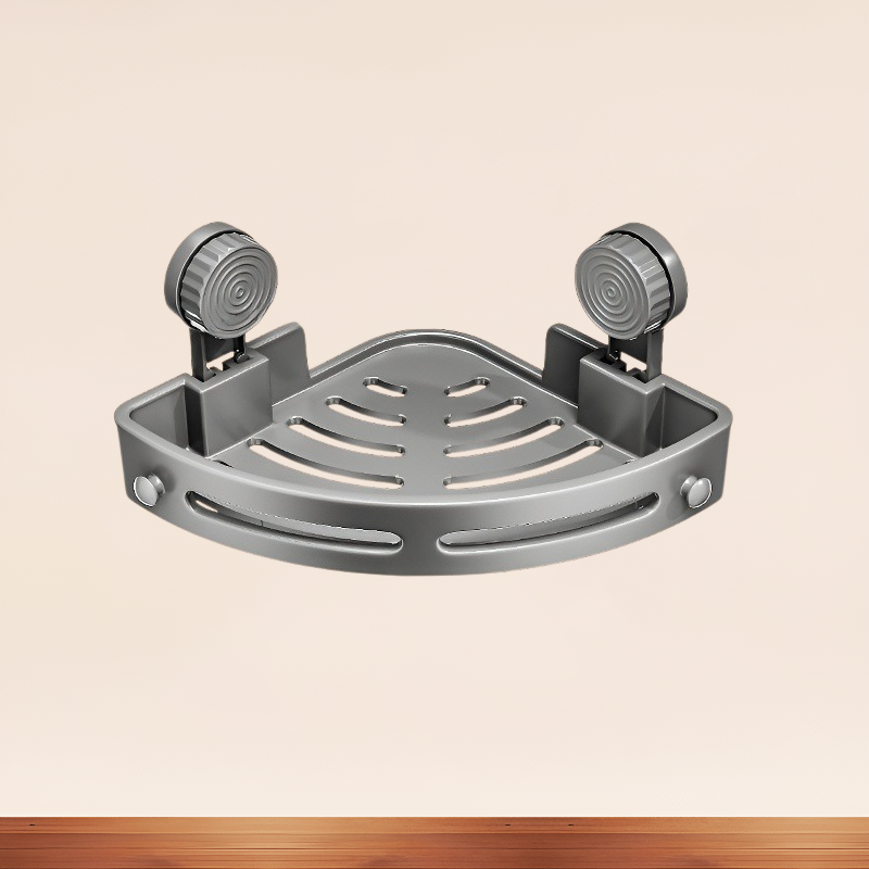 吸盤式三角収納ラック