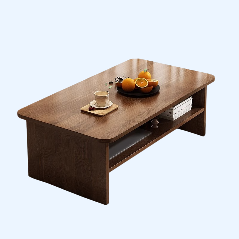 Household solid wood rectangular low table