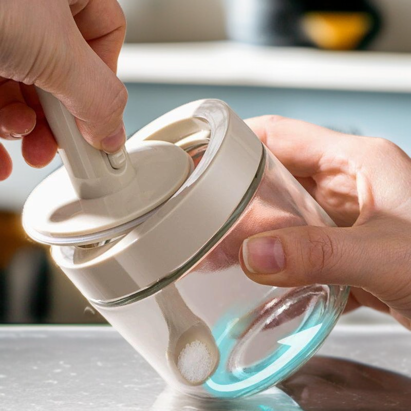 ขวดเครื่องเทศแก้วแบบใหม่