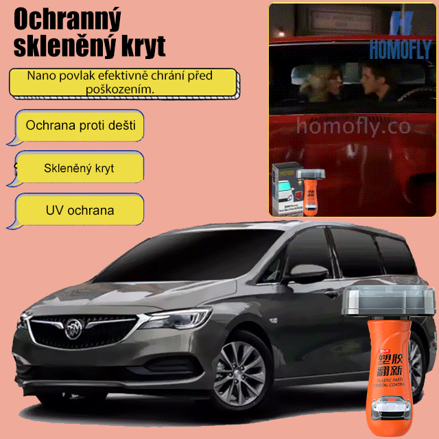 Nano ochranný povlak na sklo