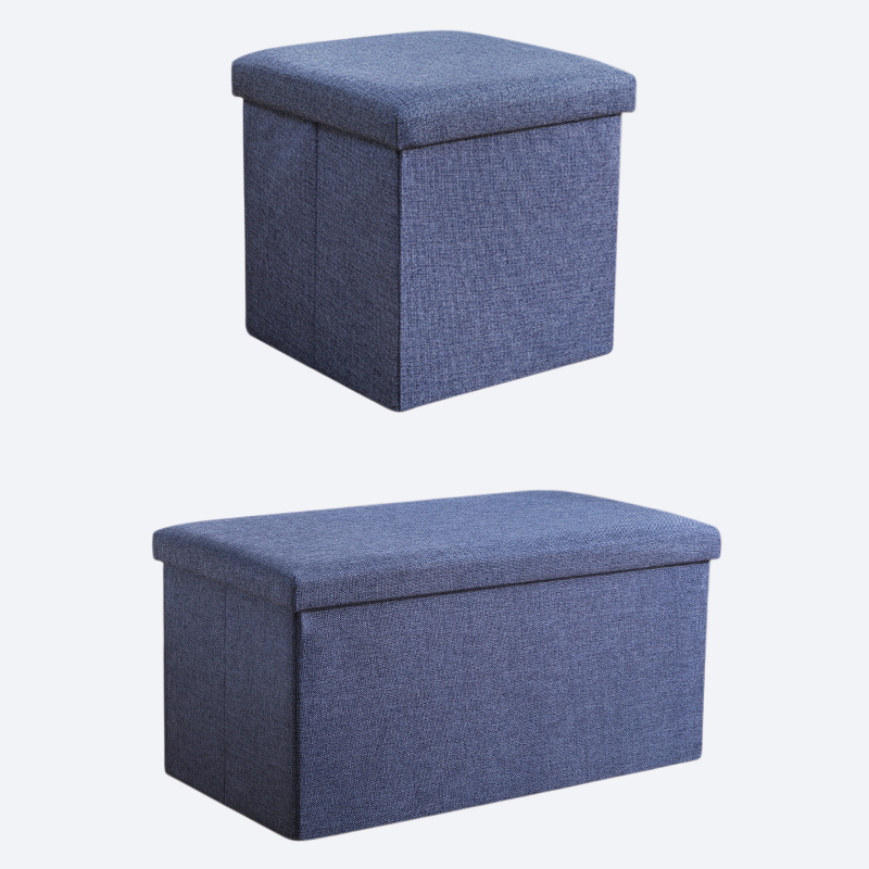 長方形綿麻貯蔵ベンチ