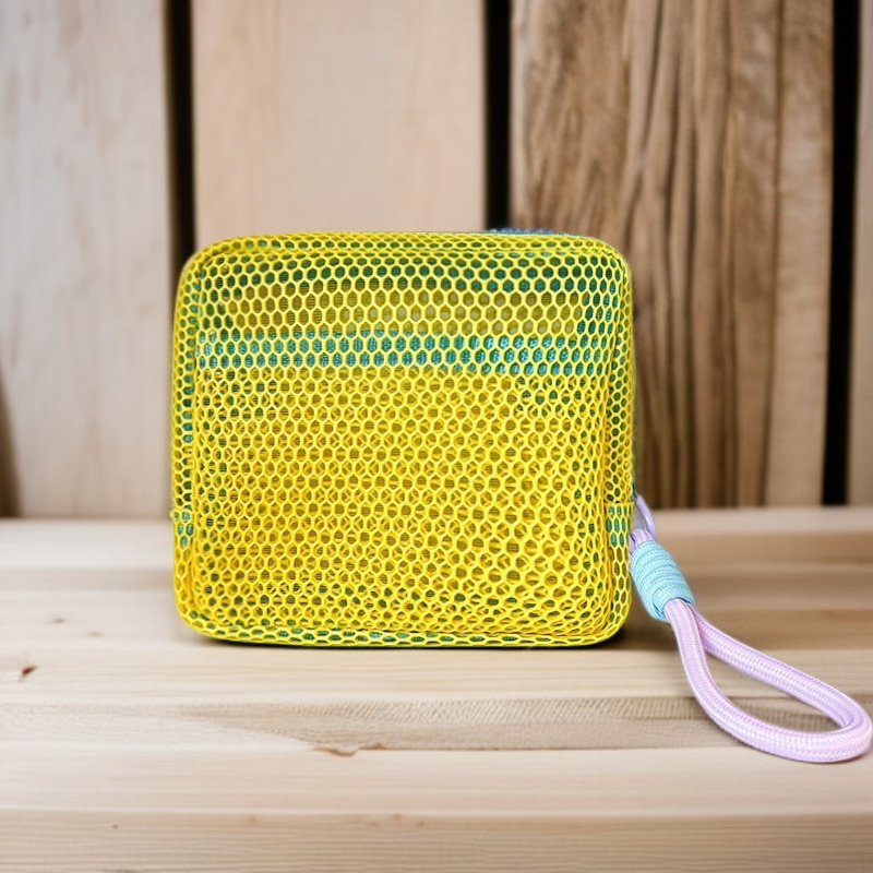 대용량 휴대용 망사 여행 수납 가방