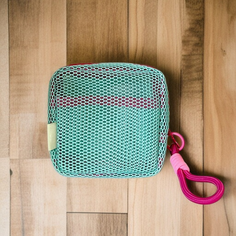 대용량 휴대용 망사 여행 수납 가방