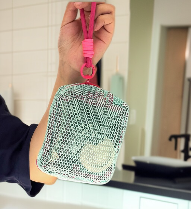 여행 필수품 망사 가방 다양한 색상