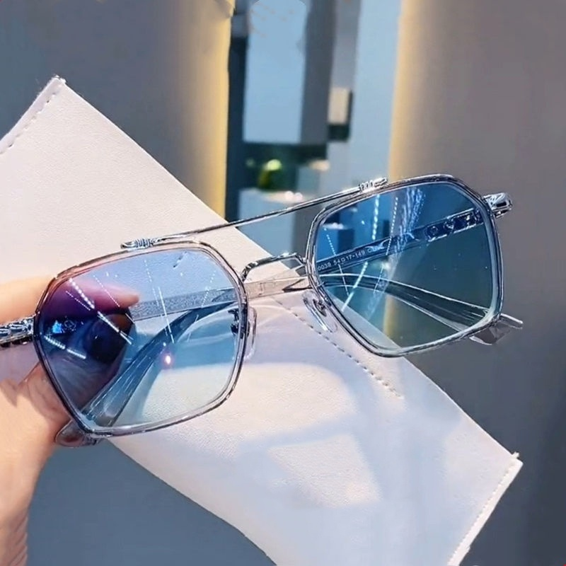 レトロ調光メガネ