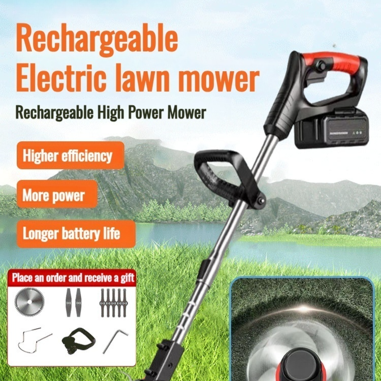 Small lawn mower brushless motor portable harvester