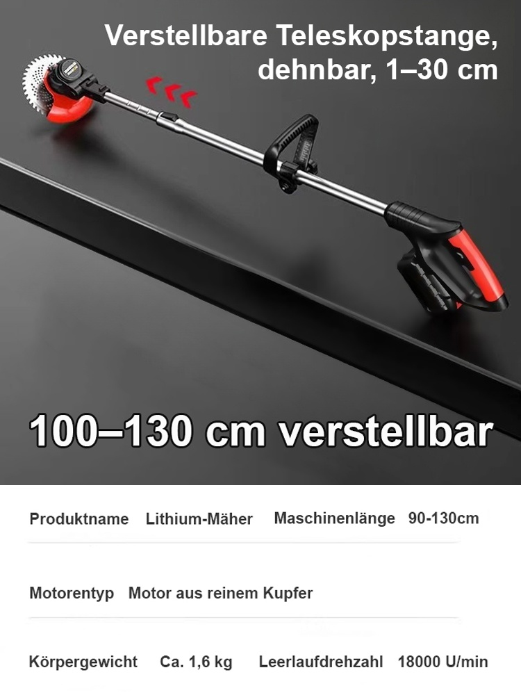 Kleiner elektrischer Rasenmäher