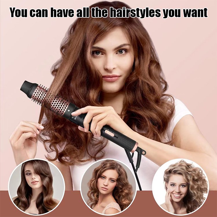 Big curly bangs curling iron
