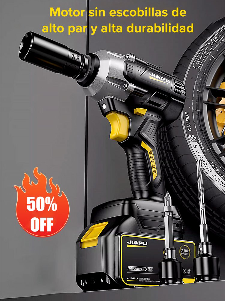 Llave de impacto de batería de litio de alto torque