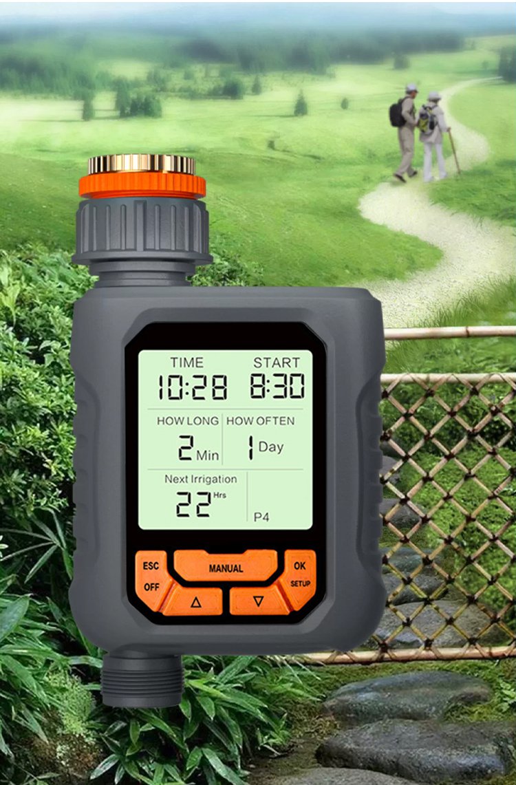 Intelligentes Blumenbewässerungssystem im Einsatz