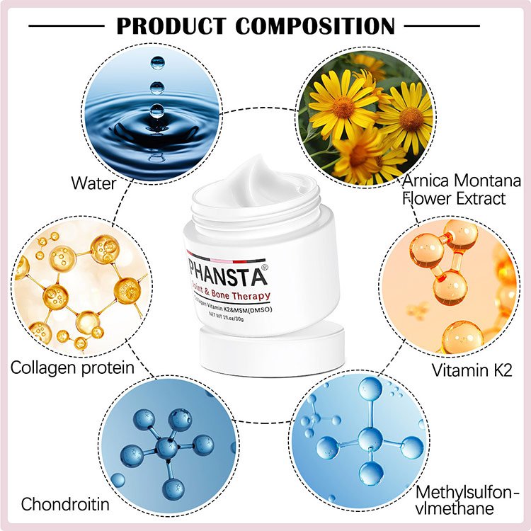 Crème de réparation des articulations et des os