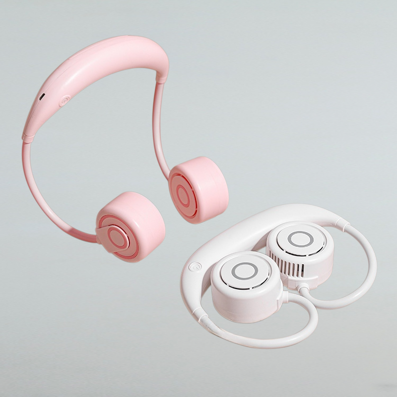 軽量無葉強力首掛けファン