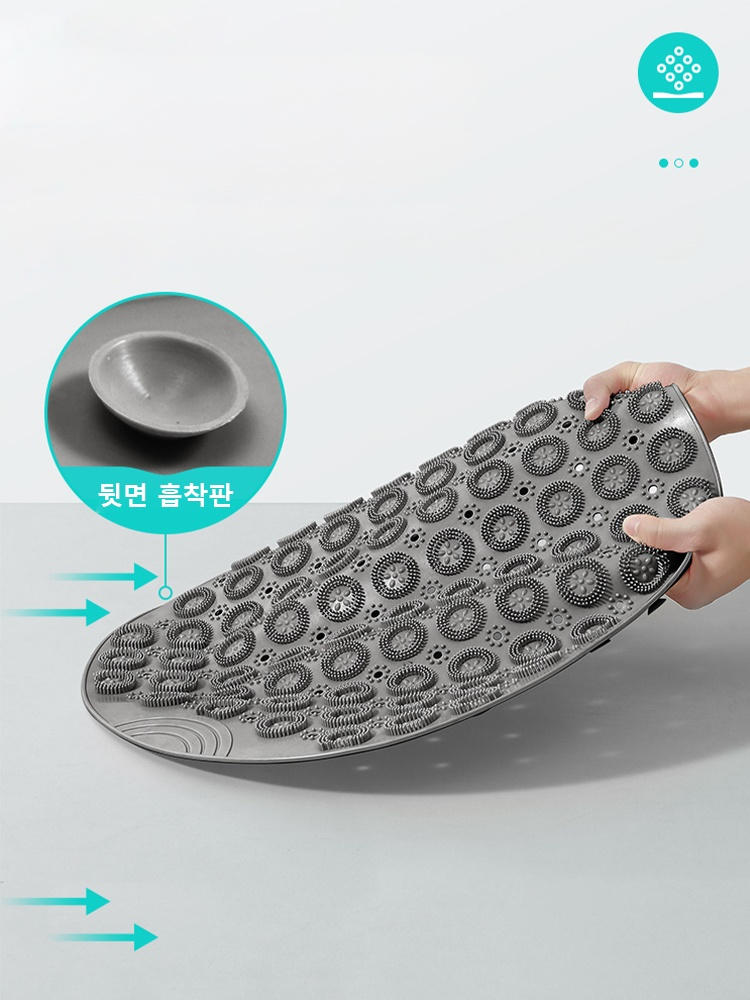 화장실 흡착판 청소 매트