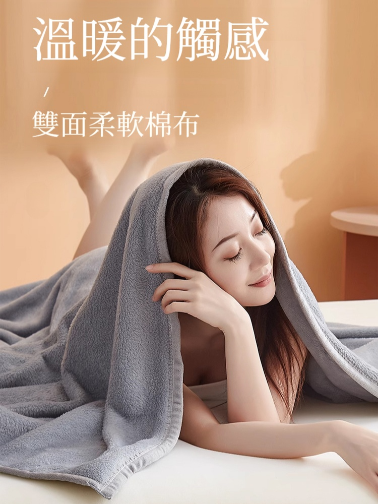 單人雙人毛毯珊瑚絨空調毯婚禮毯子寵物法蘭絨毯子純色絨毯