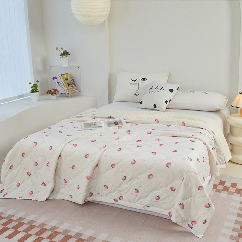  ผ้านวมเย็นฤดูร้อนผ้าไหมเย็นใหม่เป็นเครื่องปรับอากาศ