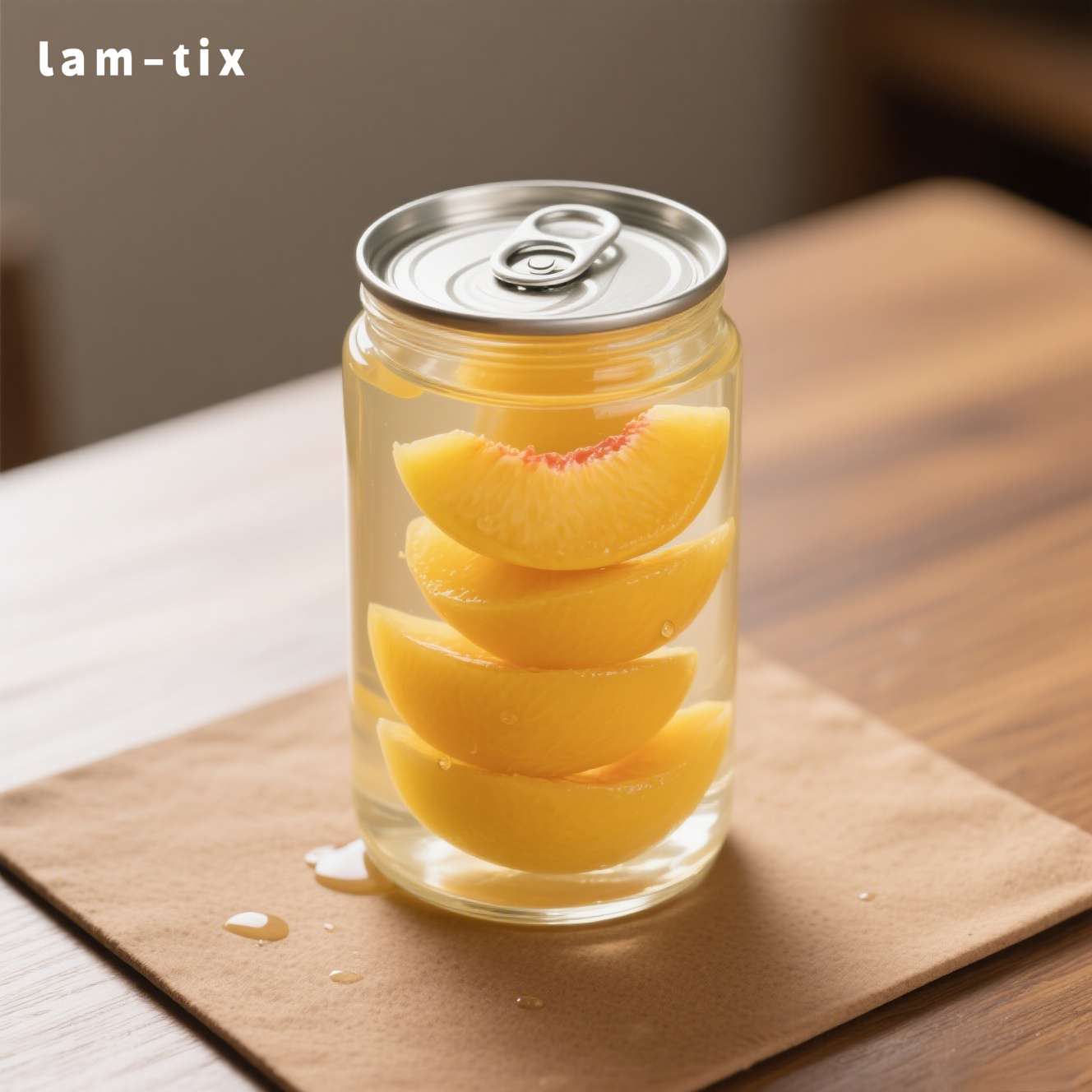 Κονσέρβα ροδάκινου έτοιμη για χρήση