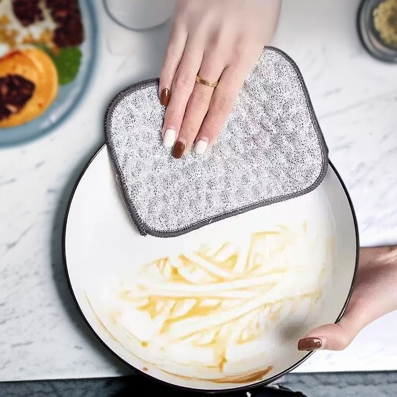 양면 은색 세척 천