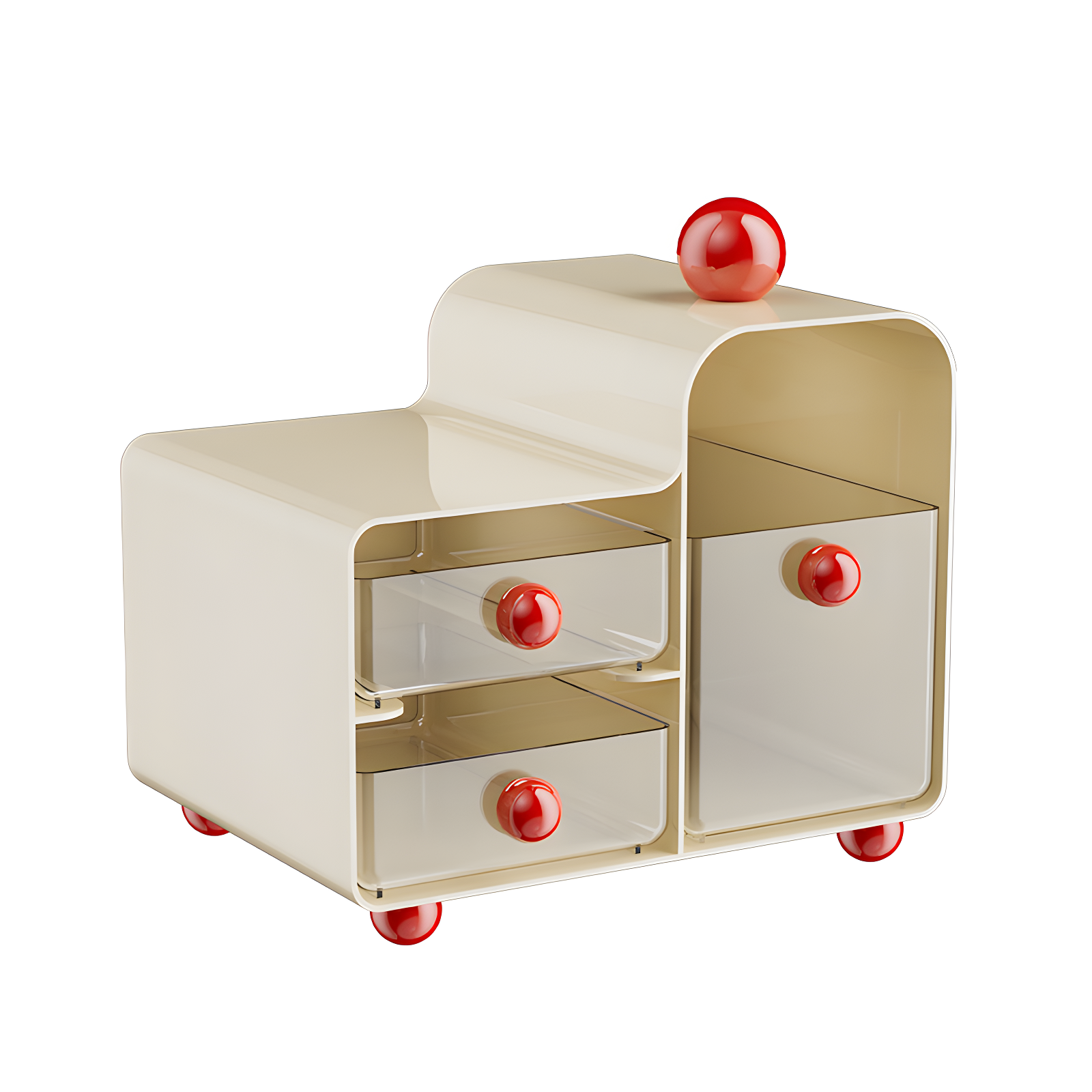 デスクトップ収納ボックス、学生用文房具、ノート、化粧品、キャビネット、寮のデスク引き出し収納ラック