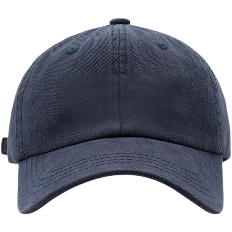 刺繍入りソフトトップ、顔を引き立てるファッショナブルな小さな野球帽