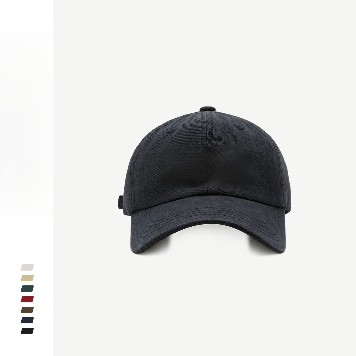 刺繍入りソフトトップ、顔を引き立てるファッショナブルな小さな野球帽