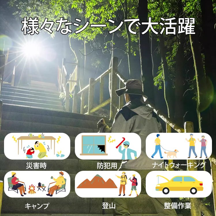 銀龍シリーズ高輝度懐中電灯