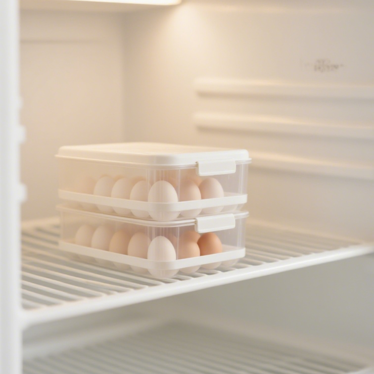 卵の新鮮さを保つ密閉設計の卵ボックス
