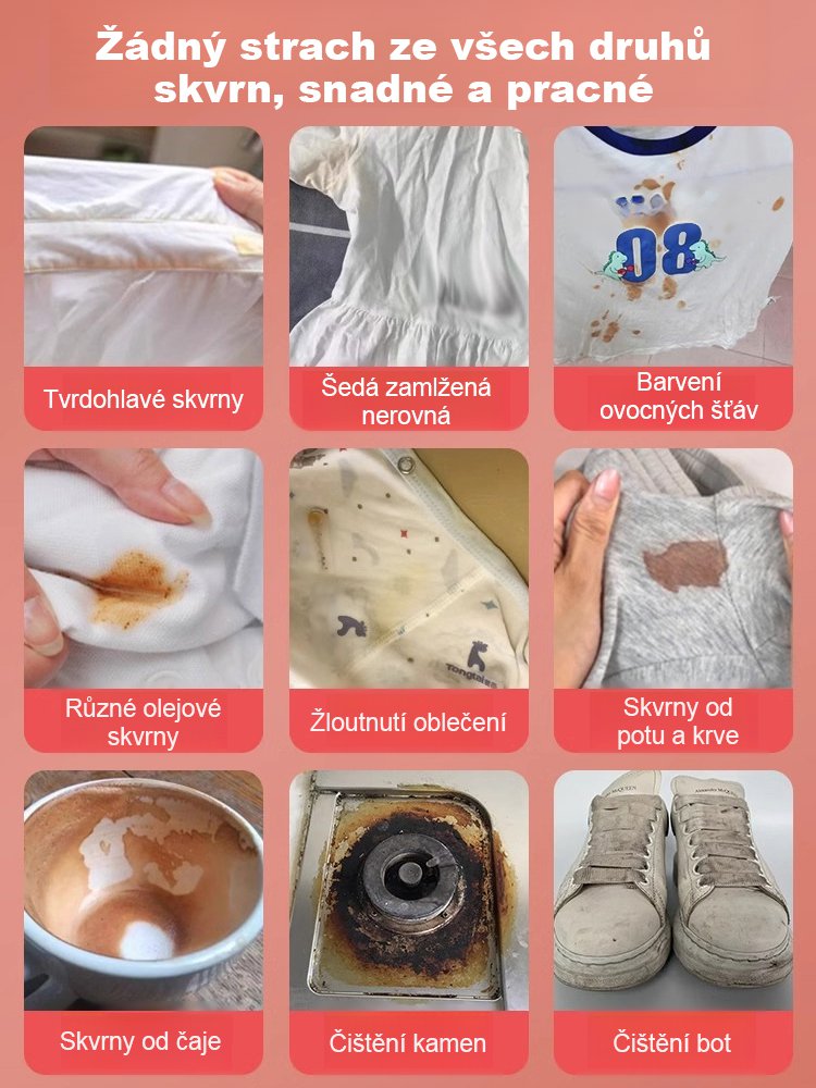 Jít na zesvětlení a rozjasnění aktivním kyslíkem čisticí kapalina na barevné prádlo