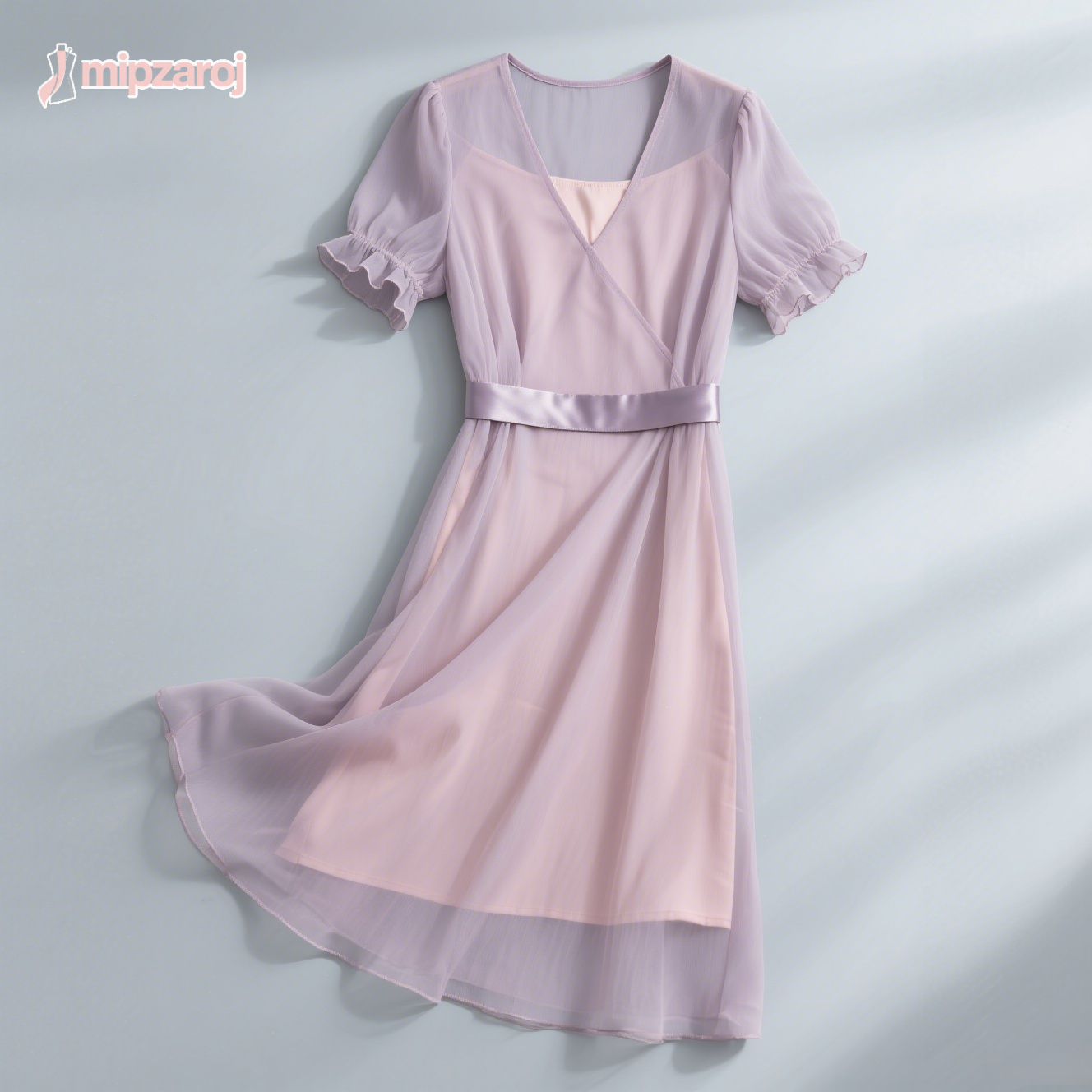 ピンクのワンピース