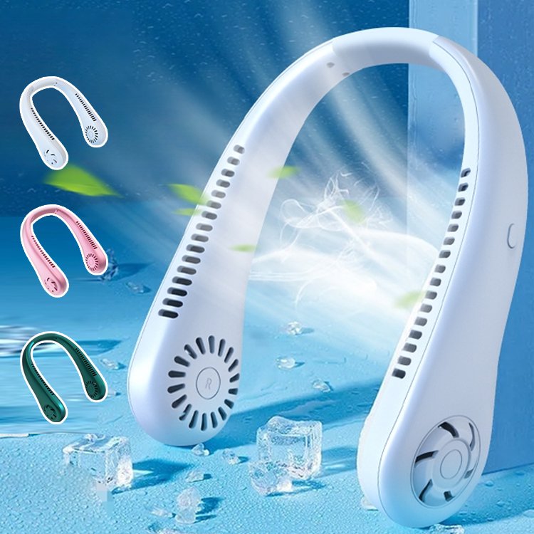 날개 없는 목걸이식 선풍기