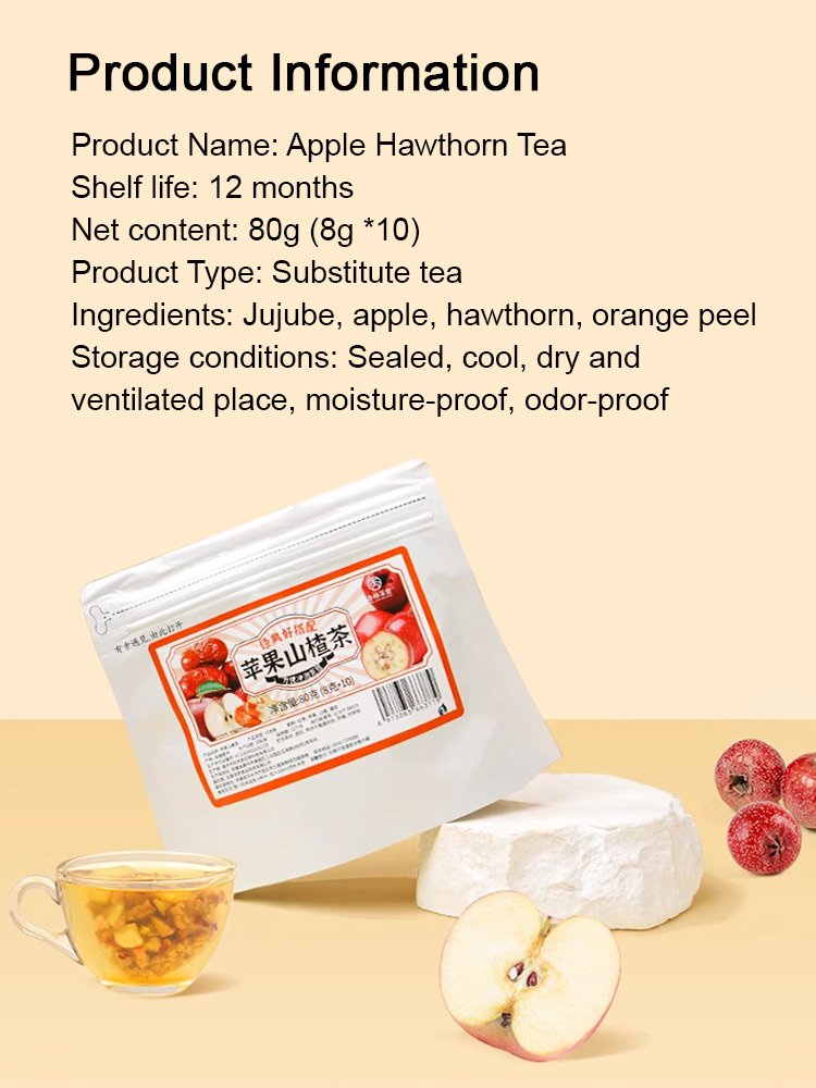 【Easy to lose weight】Burning fat and draining oil Apple Hawthorn Tea