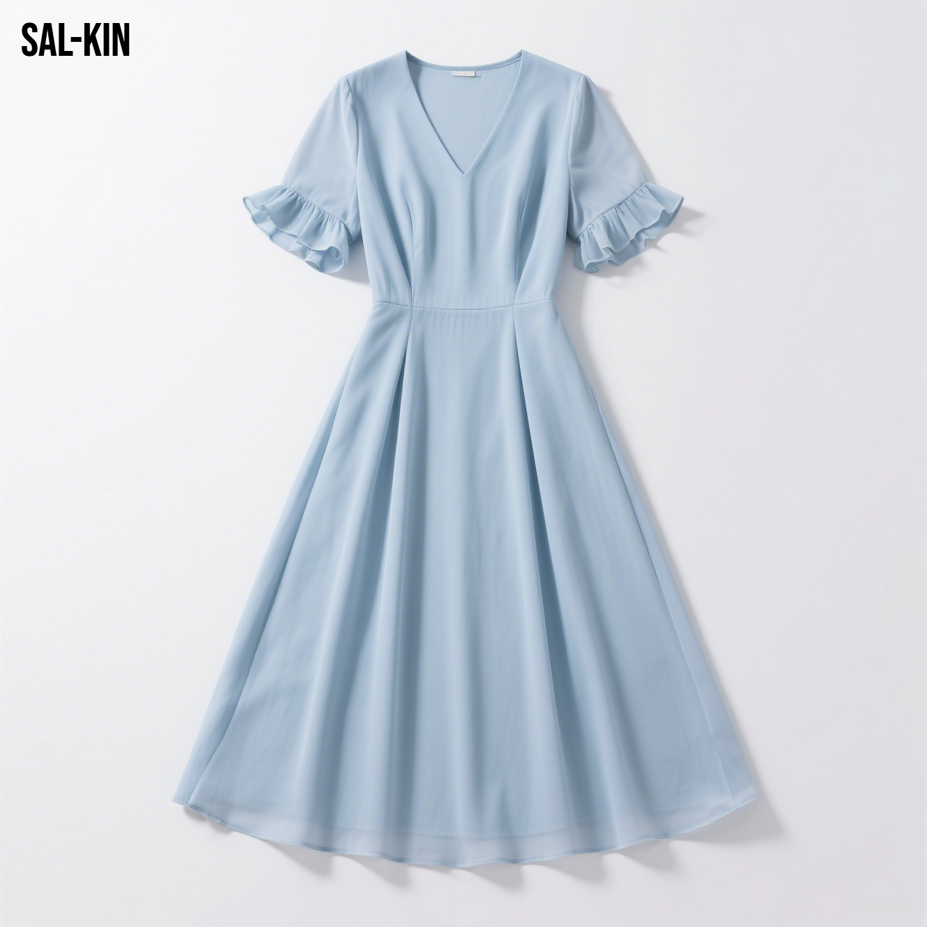 프리미엄 린넨 자수 드레스