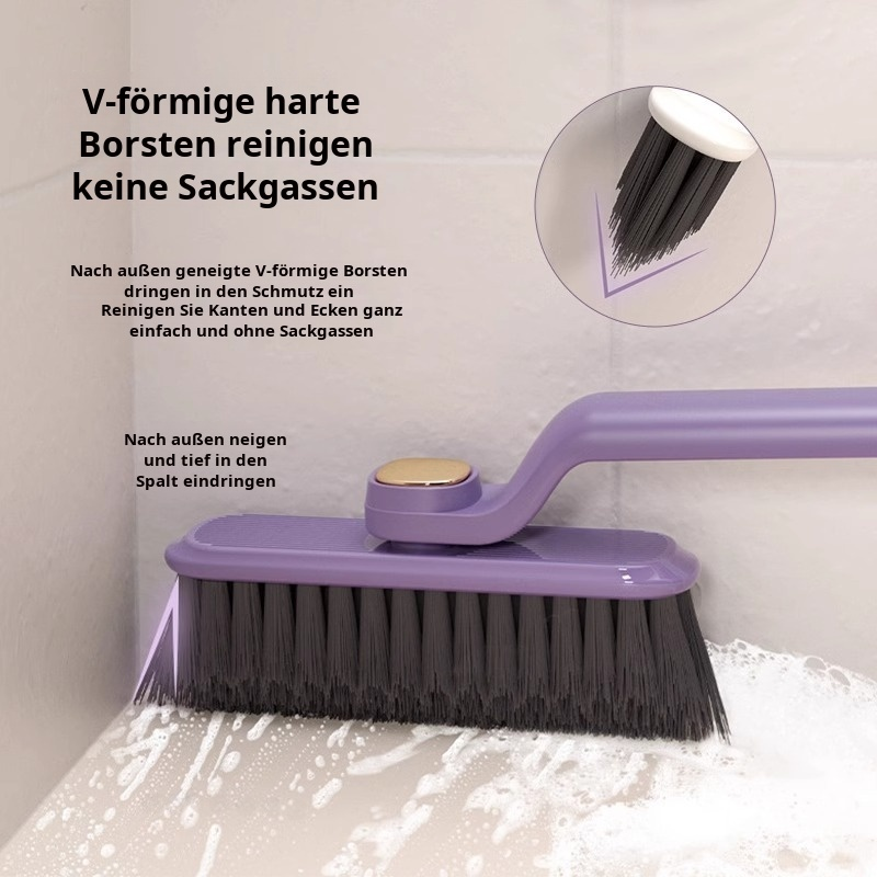 Multifunktionale rotierende Reinigungsbürste 2-in-1 Fugenreinigungsbürste harte Borsten Badezimmerfl