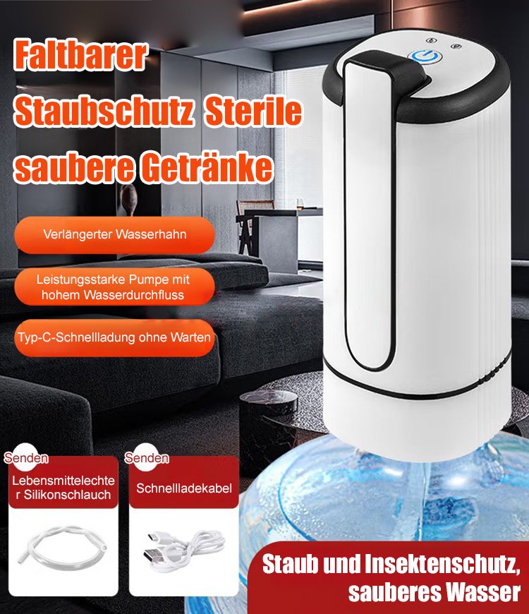 Faltbarer elektrischer Wasserabsauger