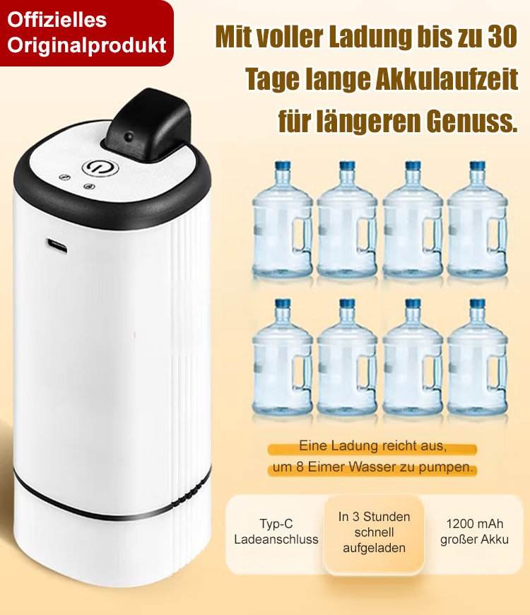 Faltbarer elektrischer Wasserabsauger