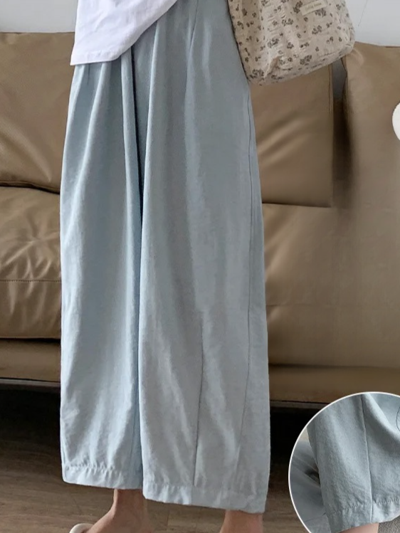 Dámské kalhoty s vysokým pasem ve stylu "mrkve"