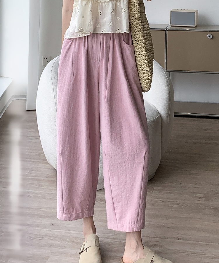 レディースハイウエストテーパードパンツ