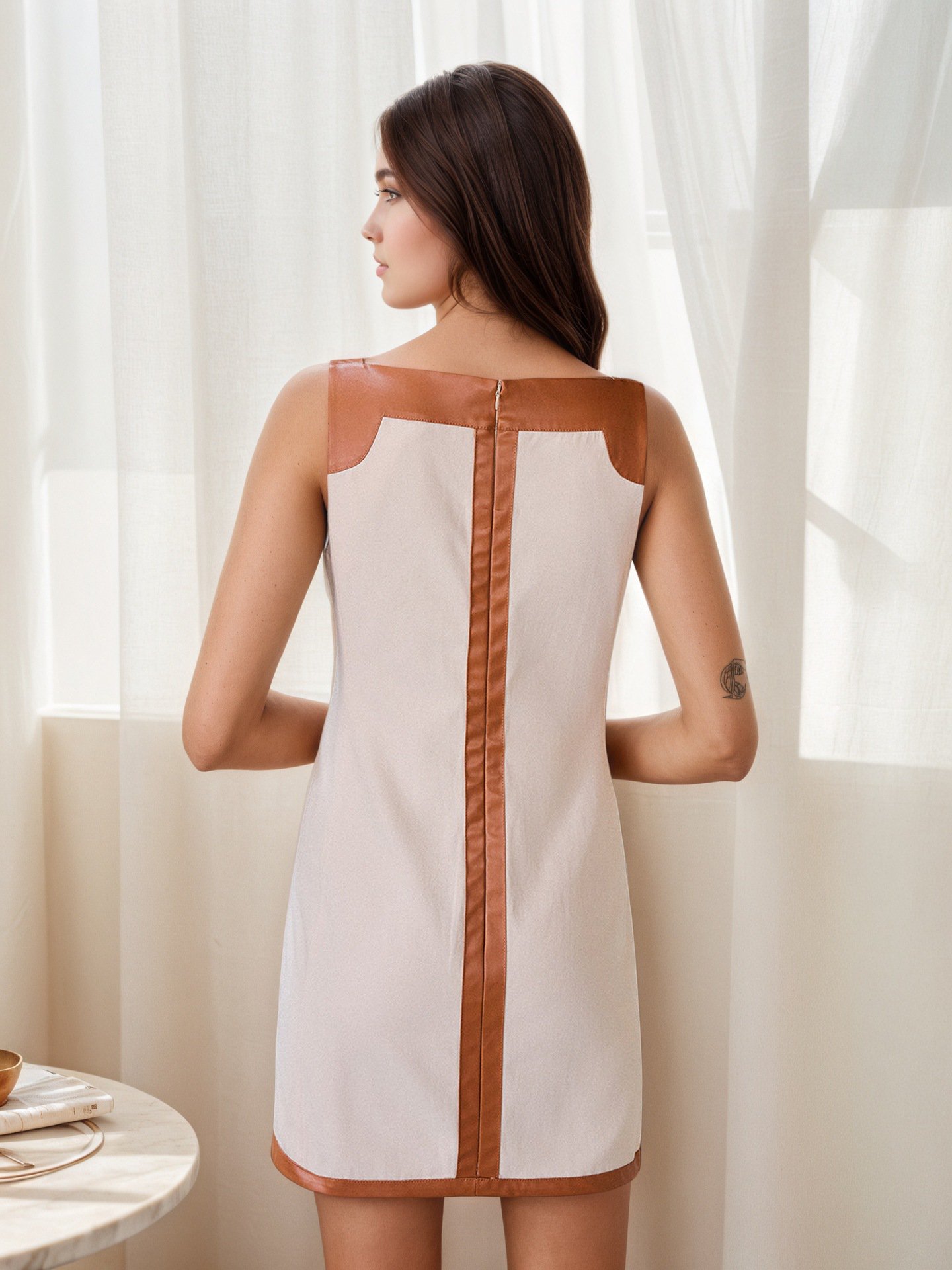 Šaty s patchworkovým vzorem