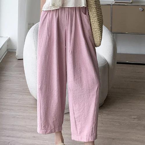 レディースハイウエストテーパードパンツ