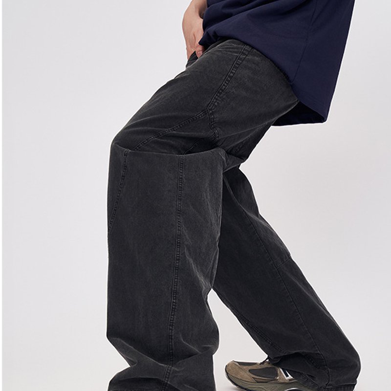 Sportovní volné rovné kalhoty