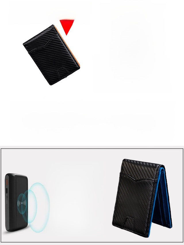 Minimalist Carbon Fiber Anti-Theft Multi-Card Wallet