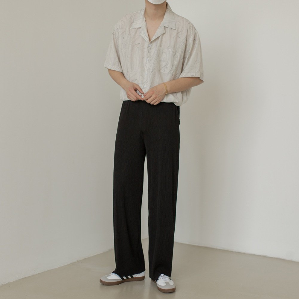 루즈핏 남자 셔츠와 커플 스타일링